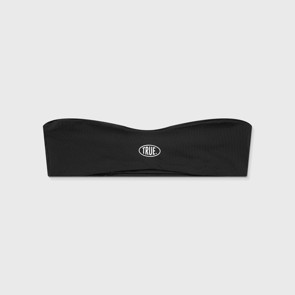 TRUE Don’t Fake It Scarf Top - Black