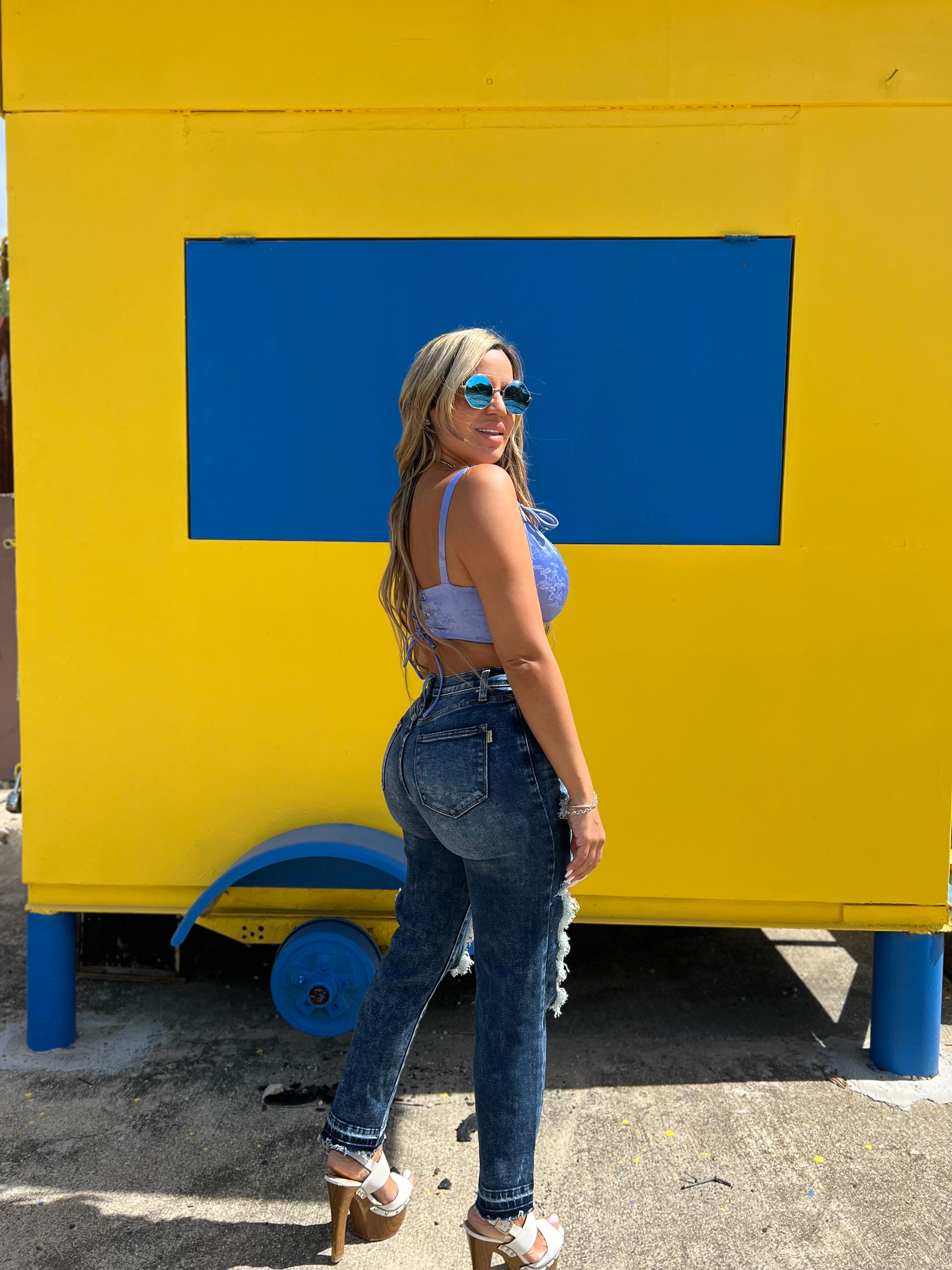 Ripped Mom Jean