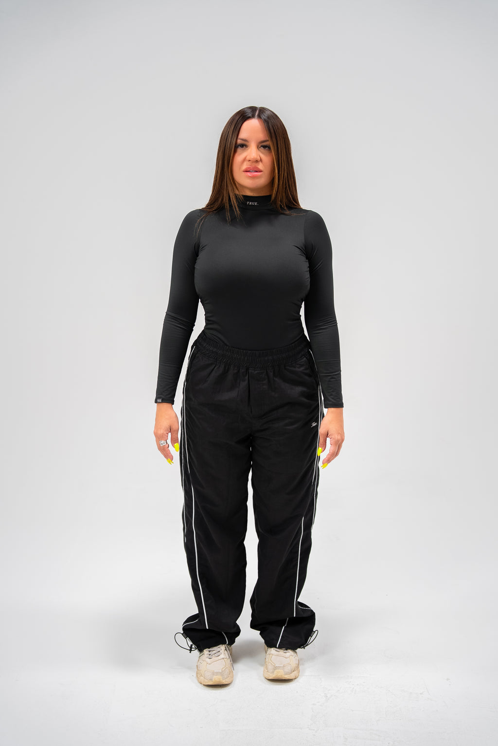 TRUE Long Sleeve Black Bodysuit