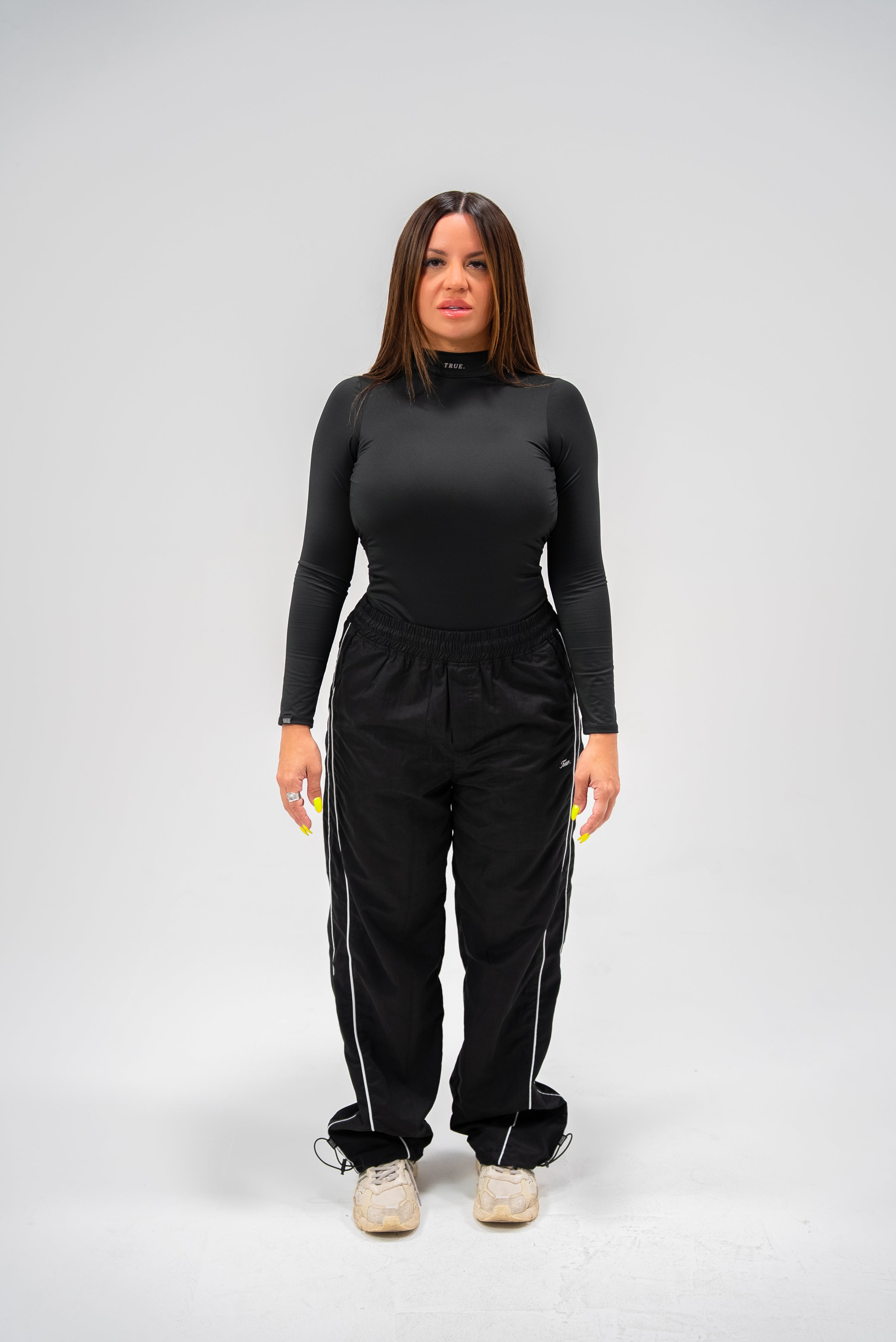 TRUE Long Sleeve Black Bodysuit