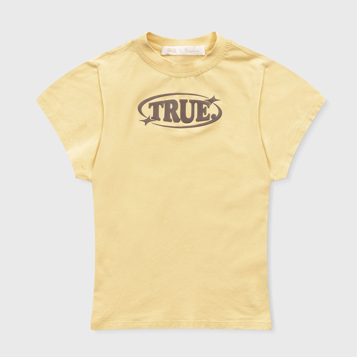 TRUE Pastel Fitted Tee - Butter Yellow