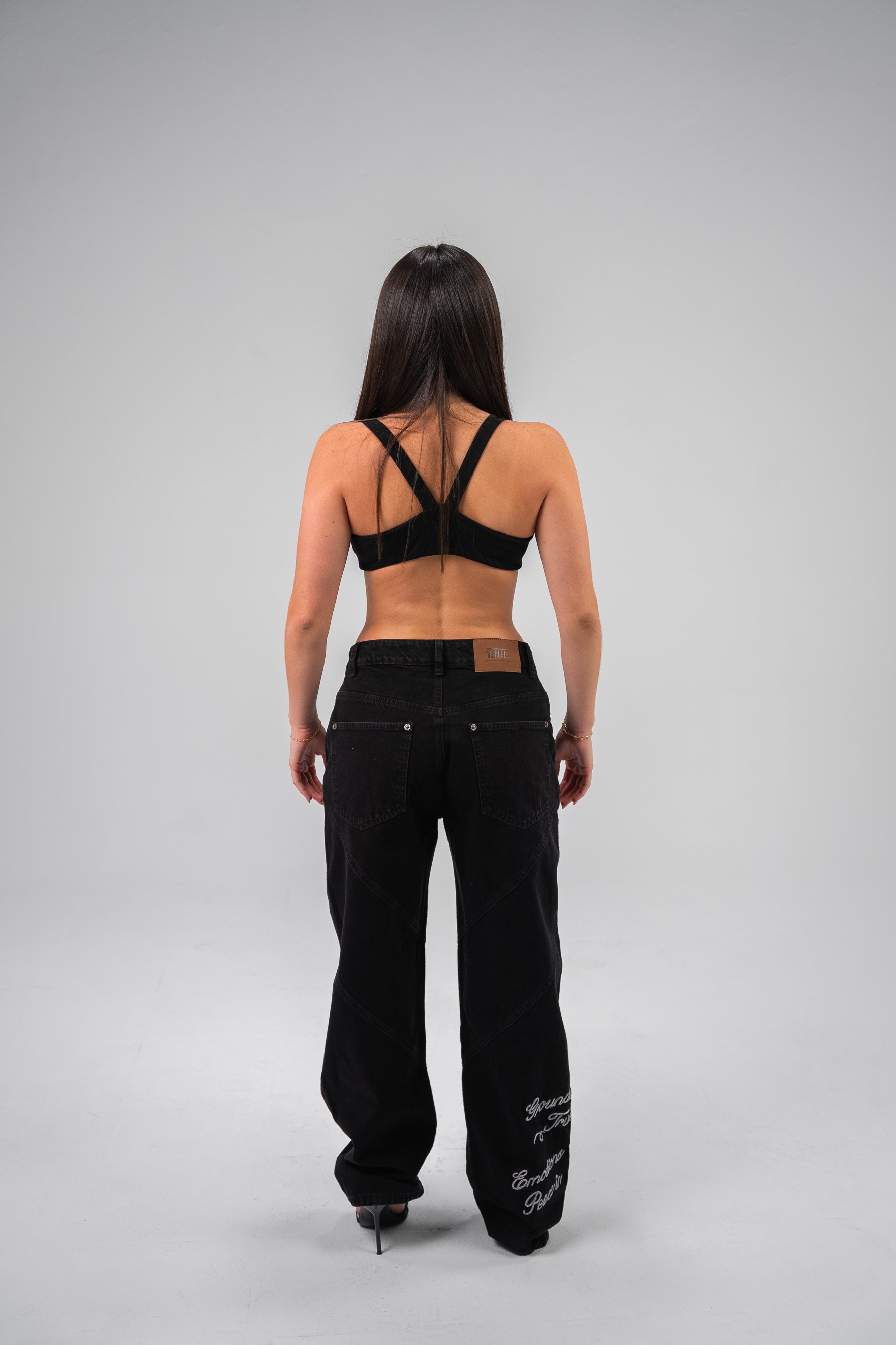 TRUE Signature Black Bra Top