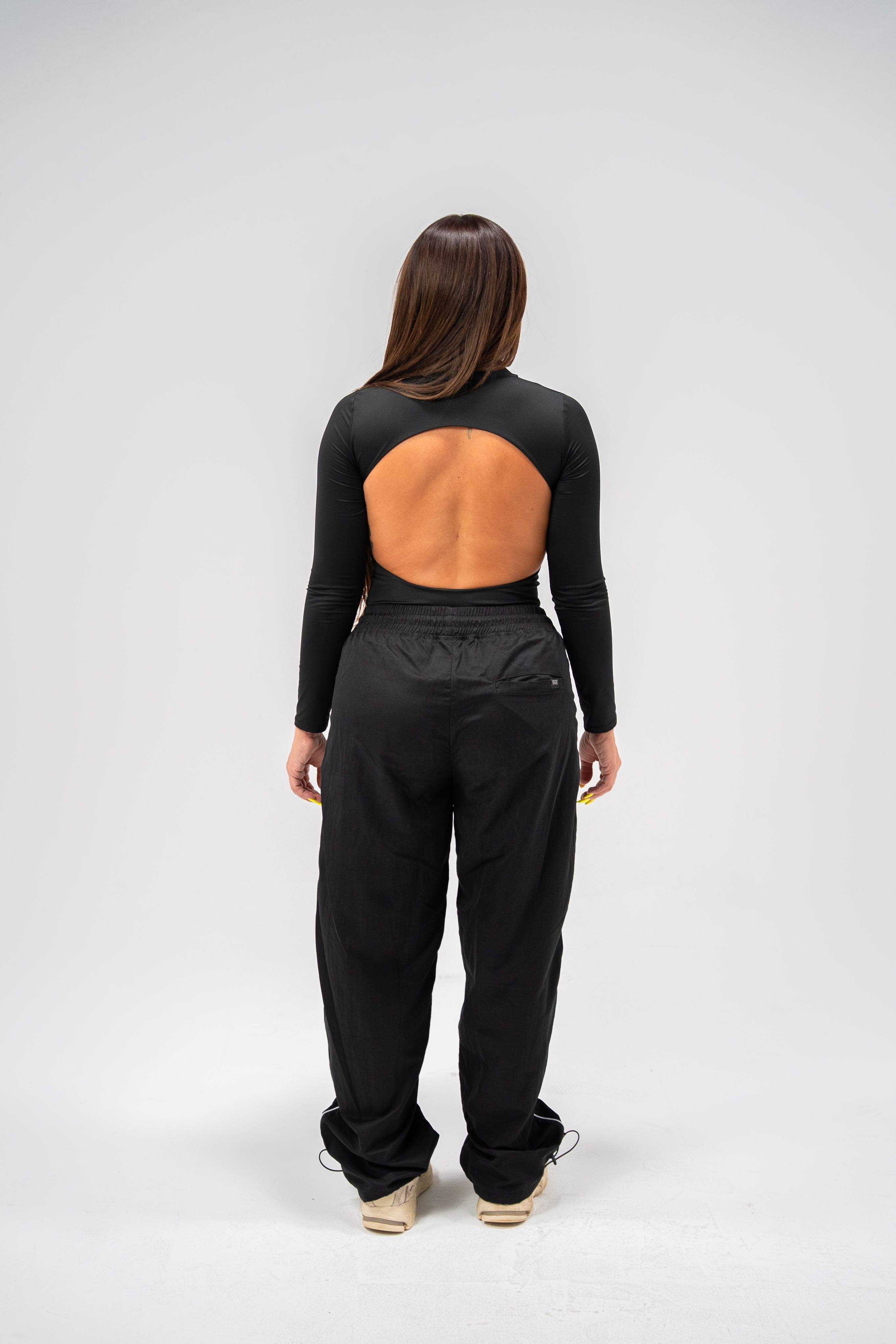 TRUE Long Sleeve Black Bodysuit