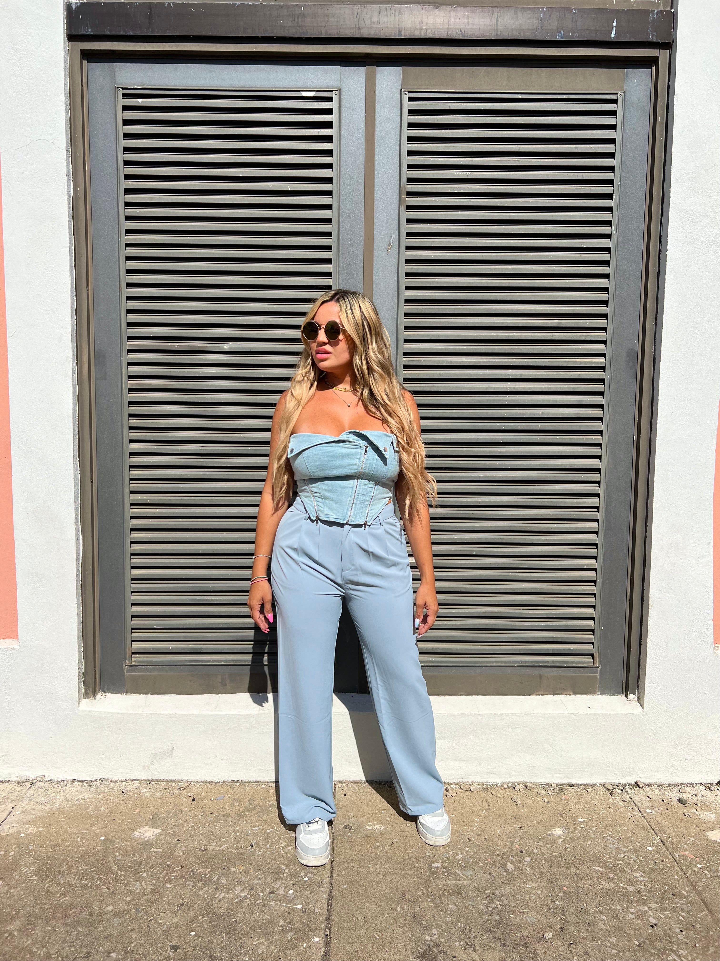 B Blue Trouser