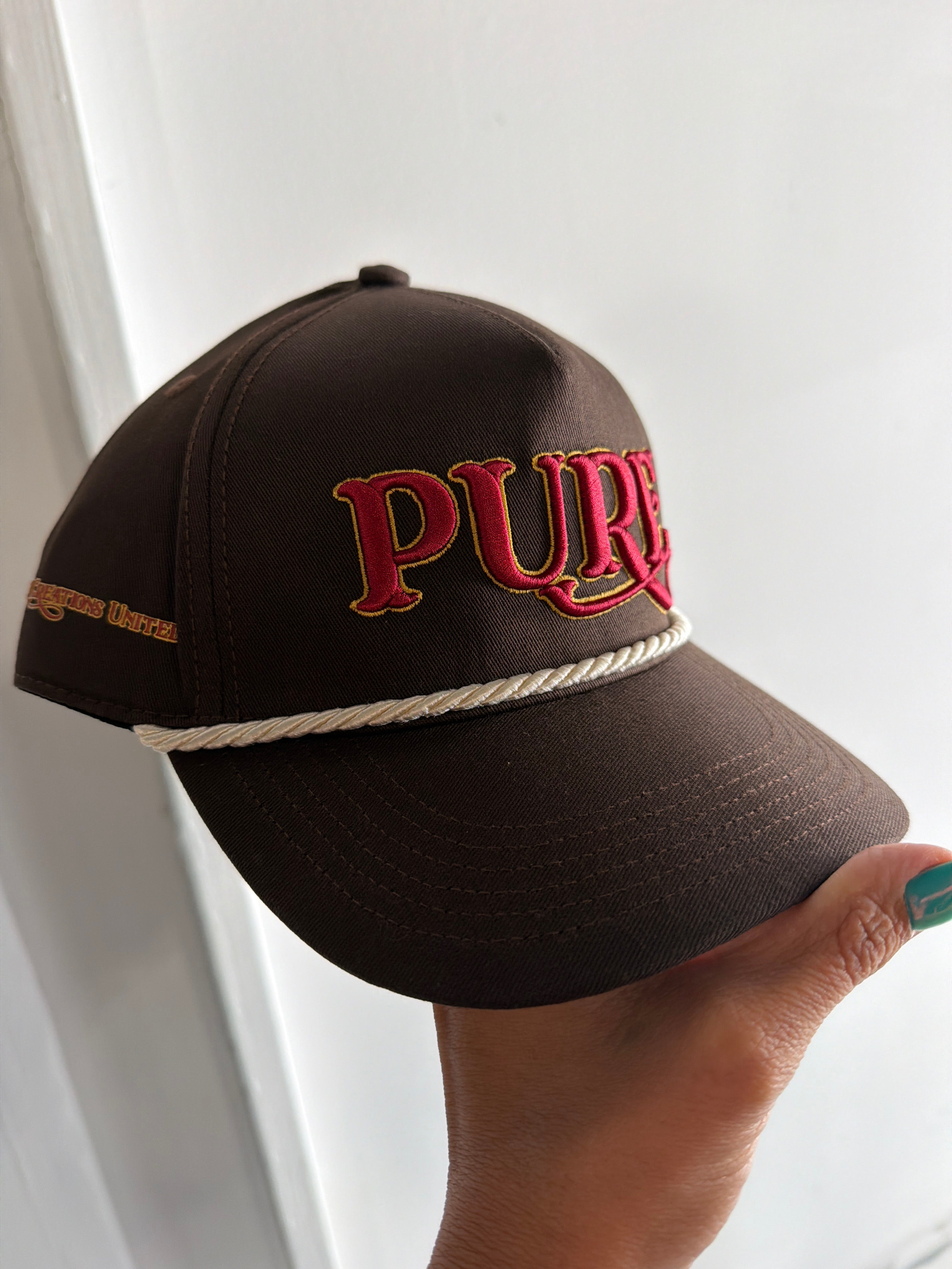 PURE Before The West Brown Cap