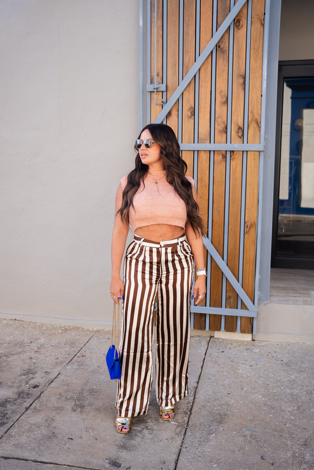 Blush Crop Sweater Top