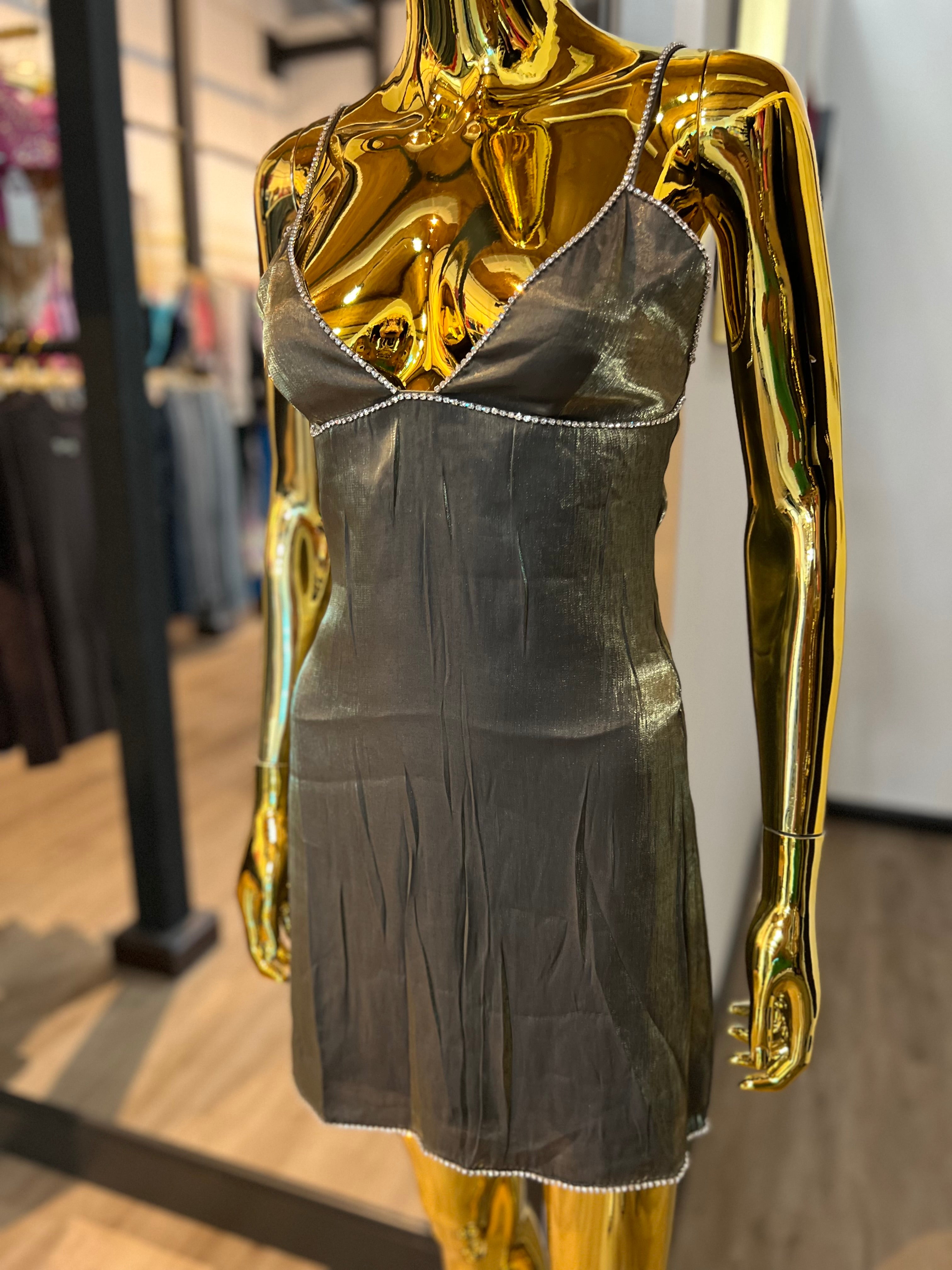 Metallic Diamond Dress