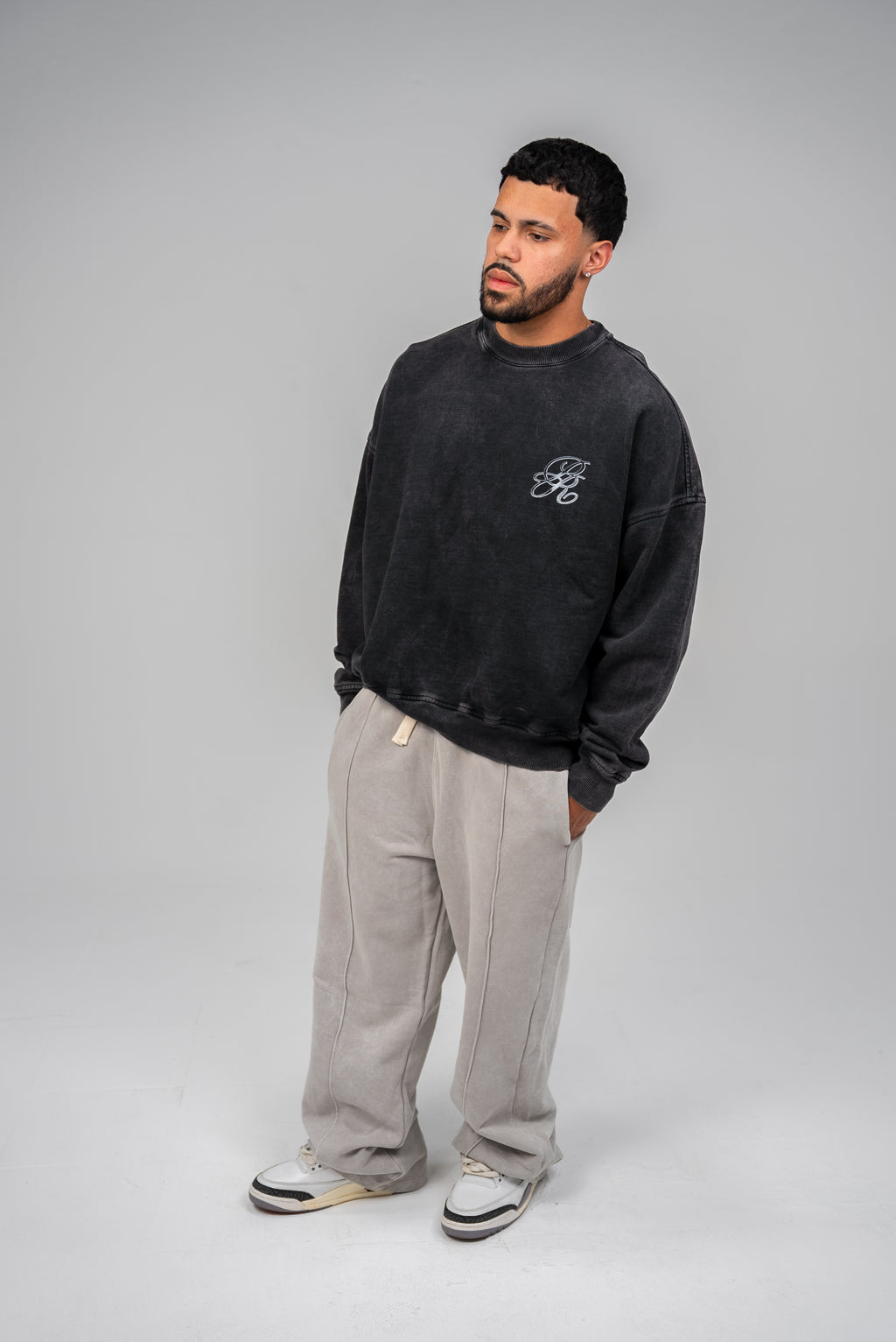 PURE Dark Grey Crewneck