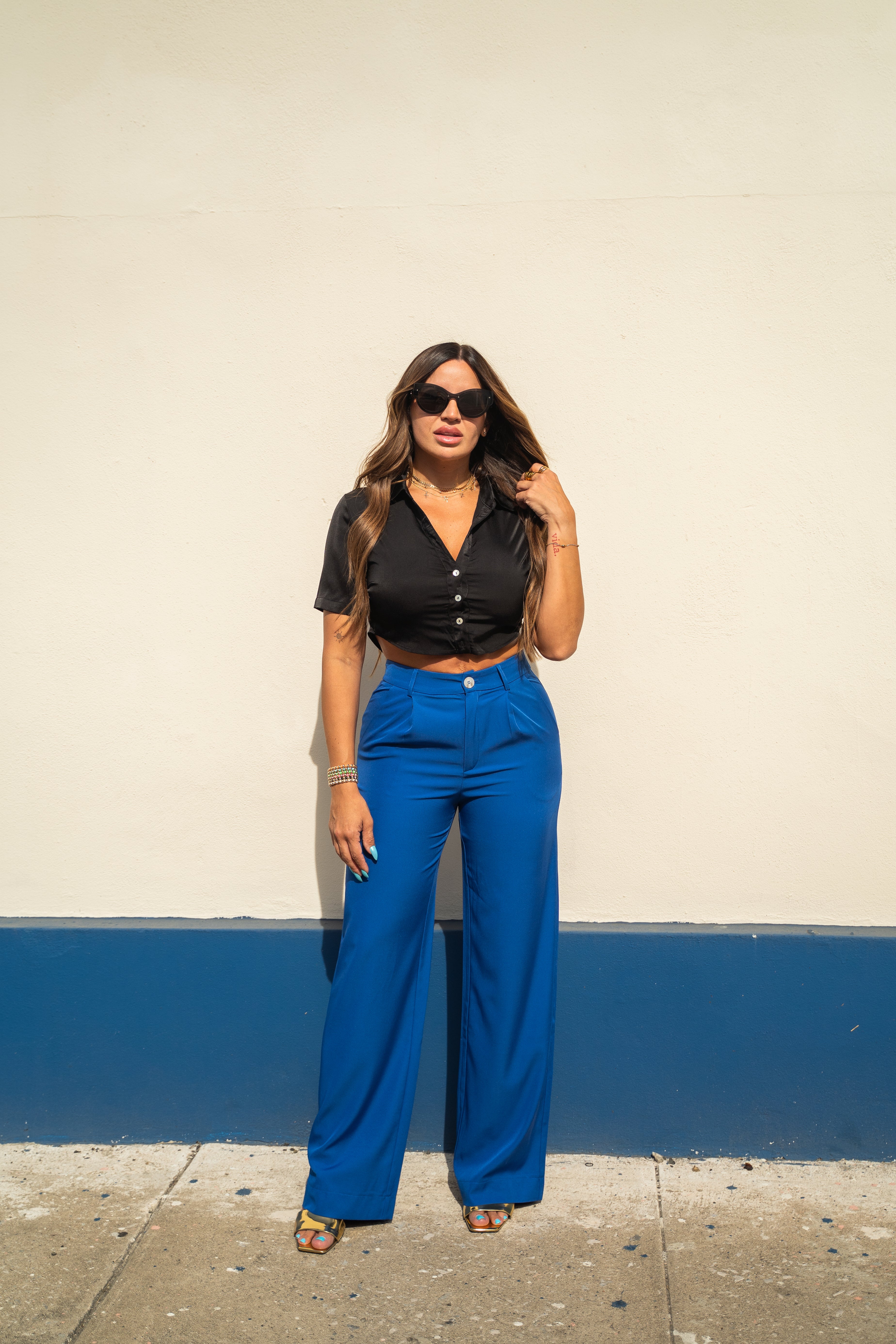 Royal Blue Trouser Pant