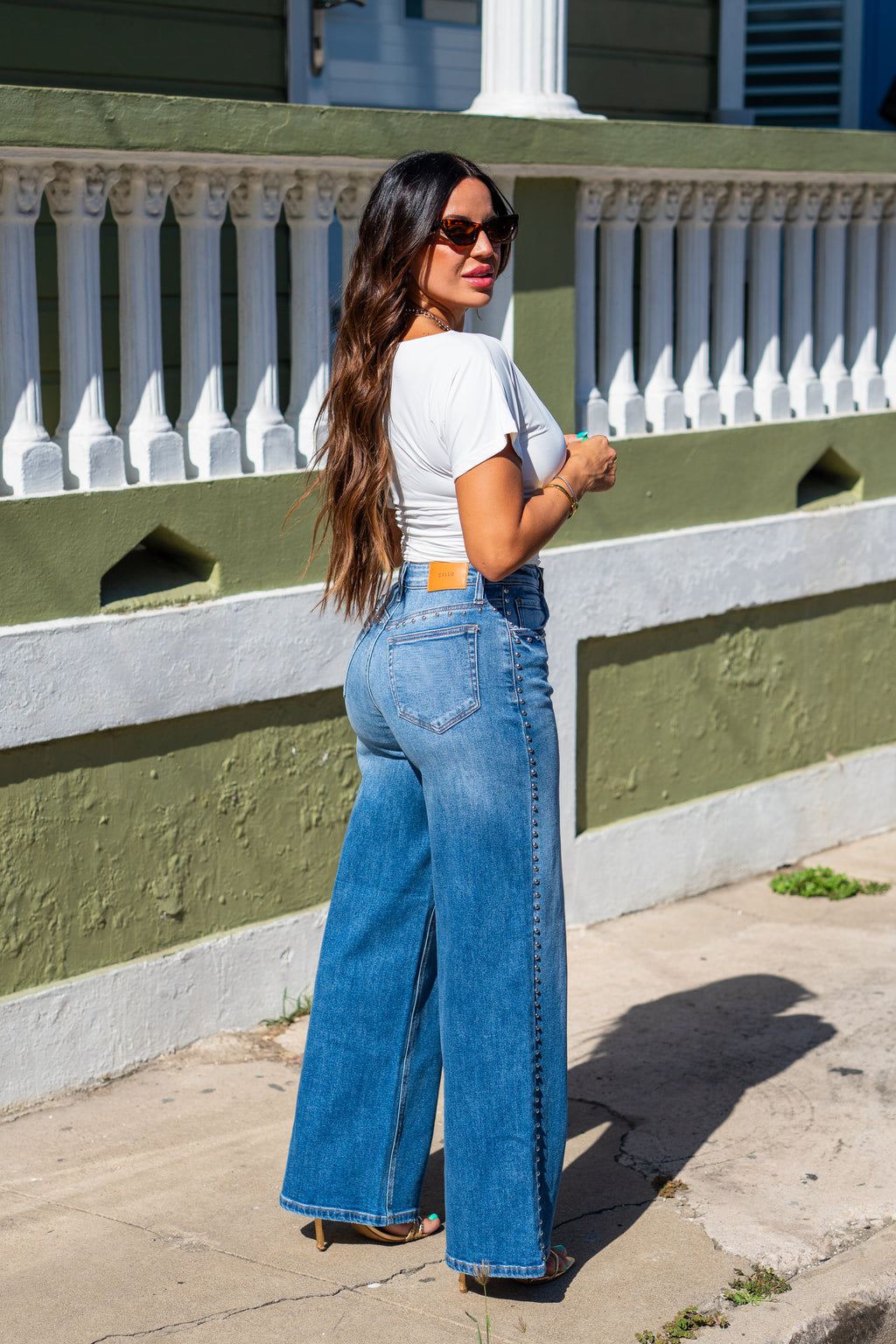White Asymmetrical Shoulders Top