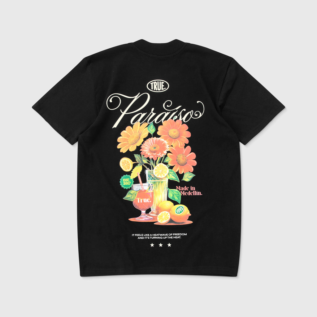 TRUE Paraiso Regular Tshirt - Black