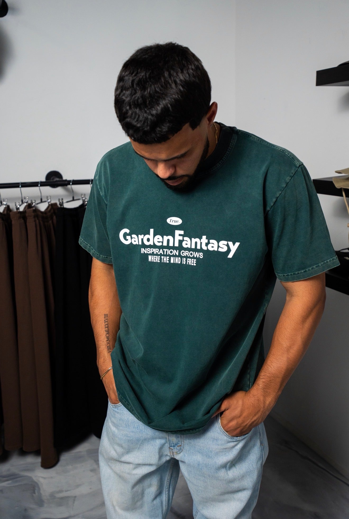 TRUE Garden Tshirt - Deep Green