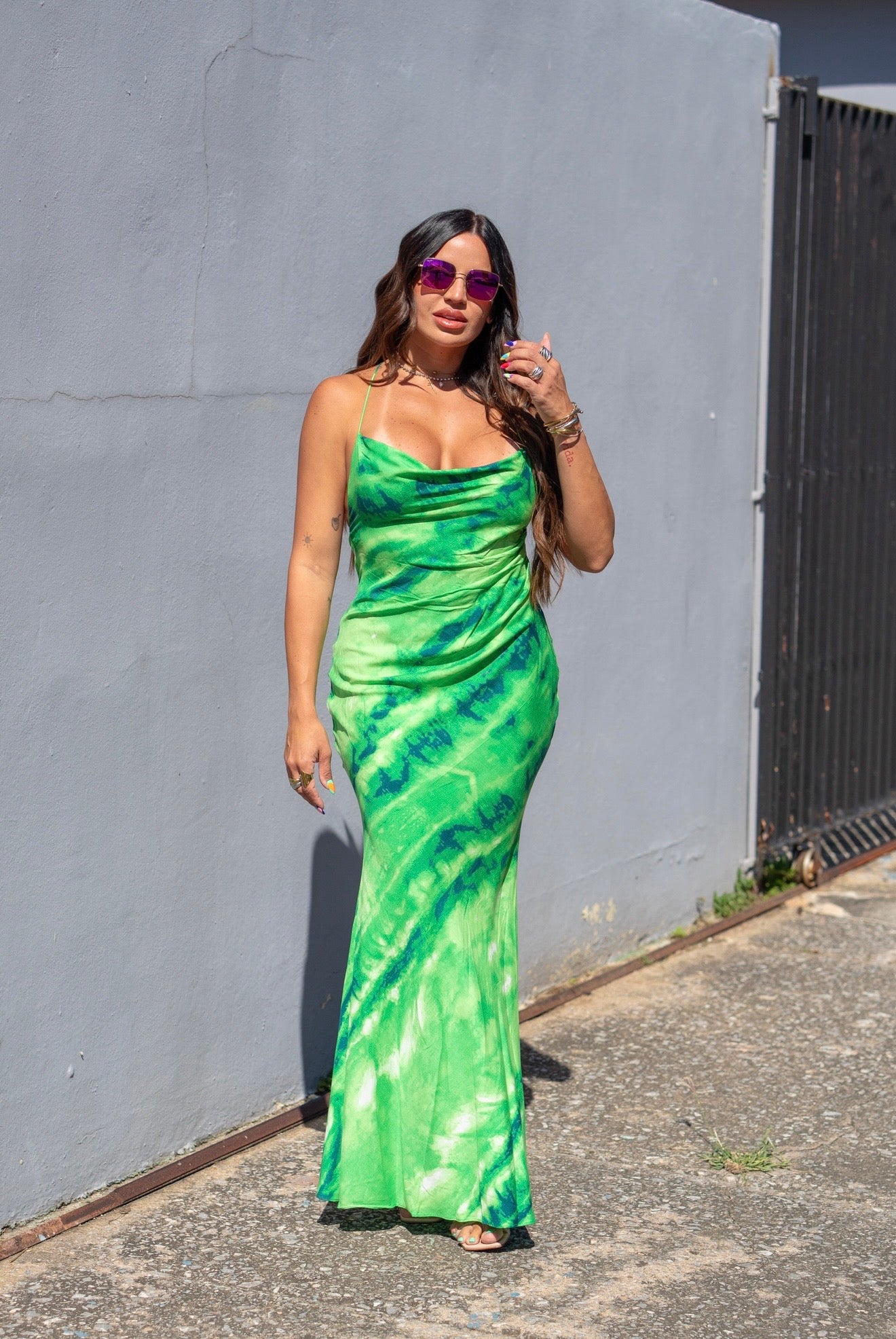 Green Ombre Maxi Dress