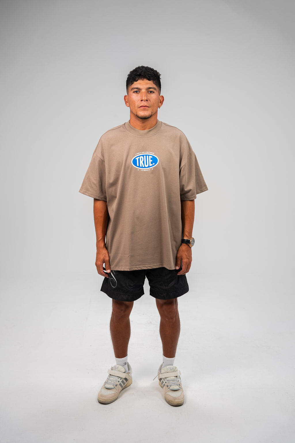 TRUE Heatwave Oversized Tshirt - Khaki