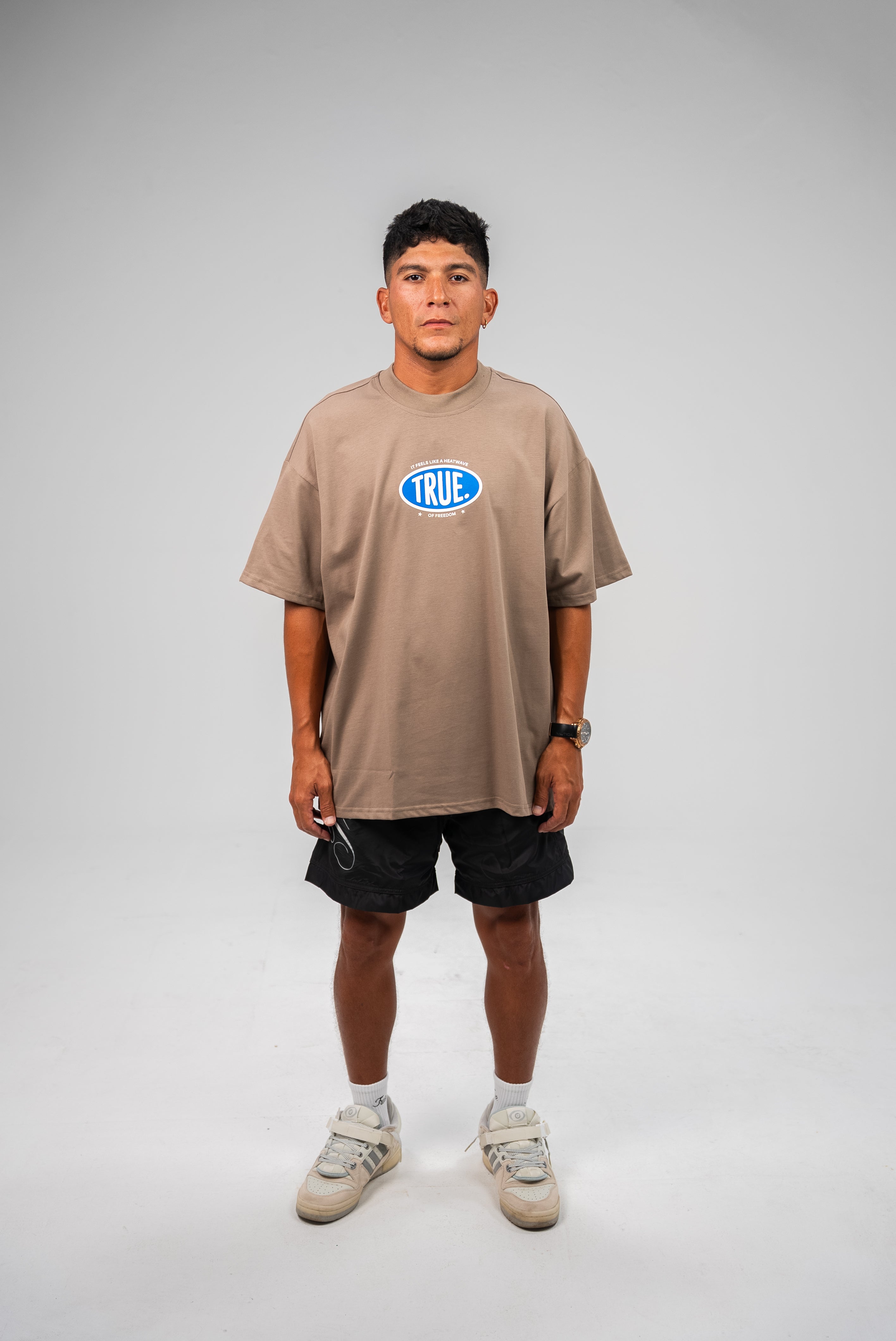 TRUE Heatwave Oversized Tshirt - Khaki