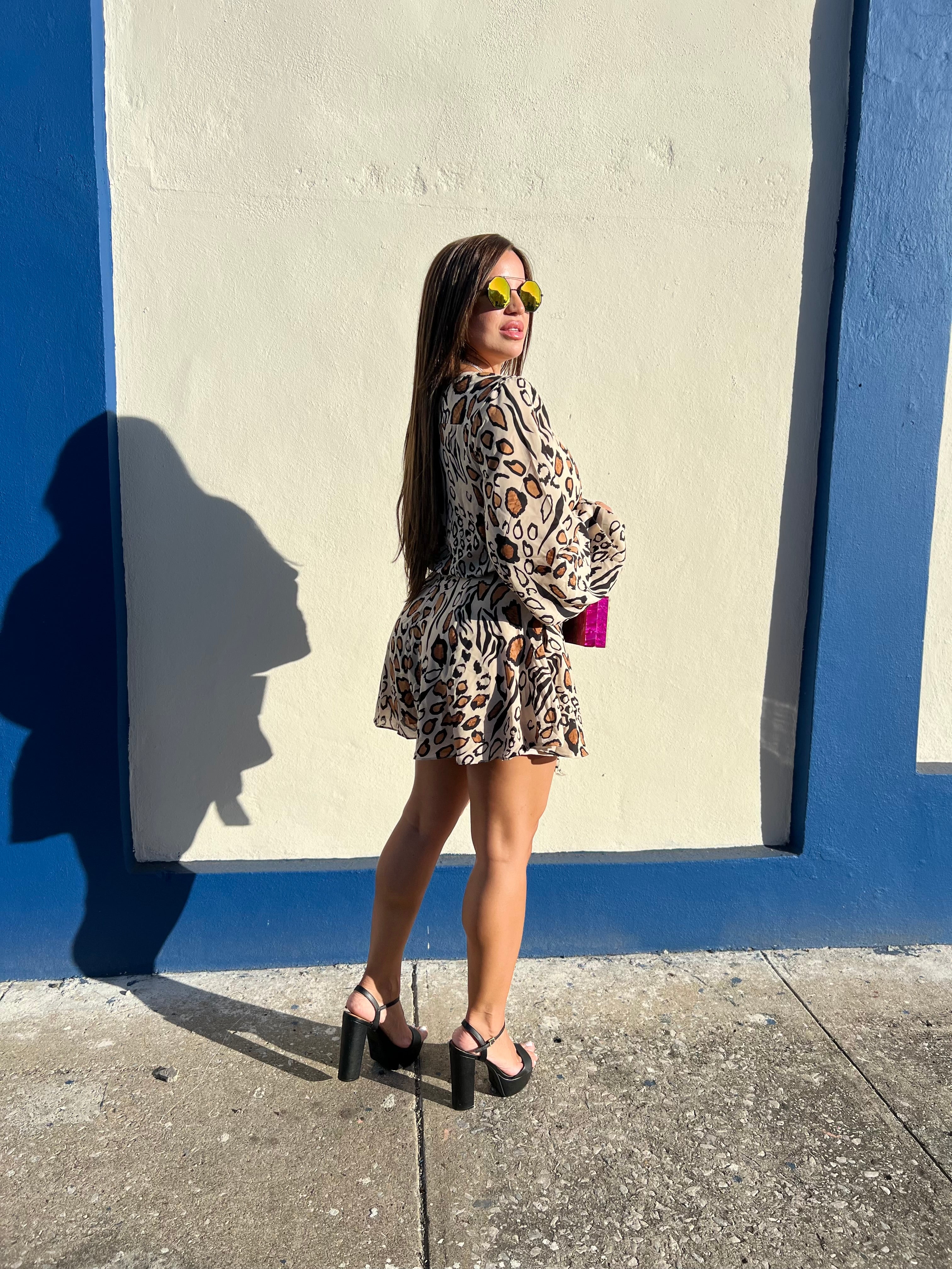 Leopard Romper