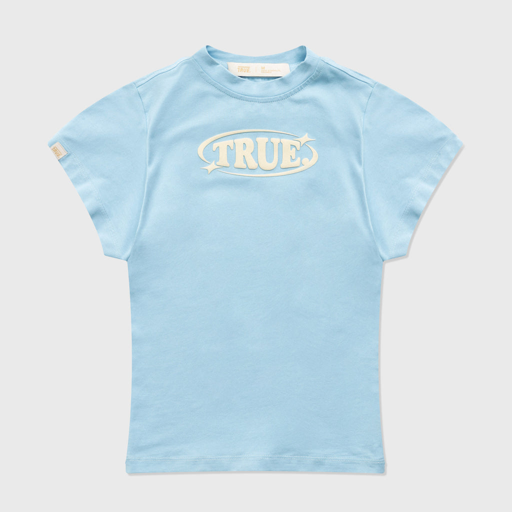 TRUE Pastel Fitted Tee - Baby Blue