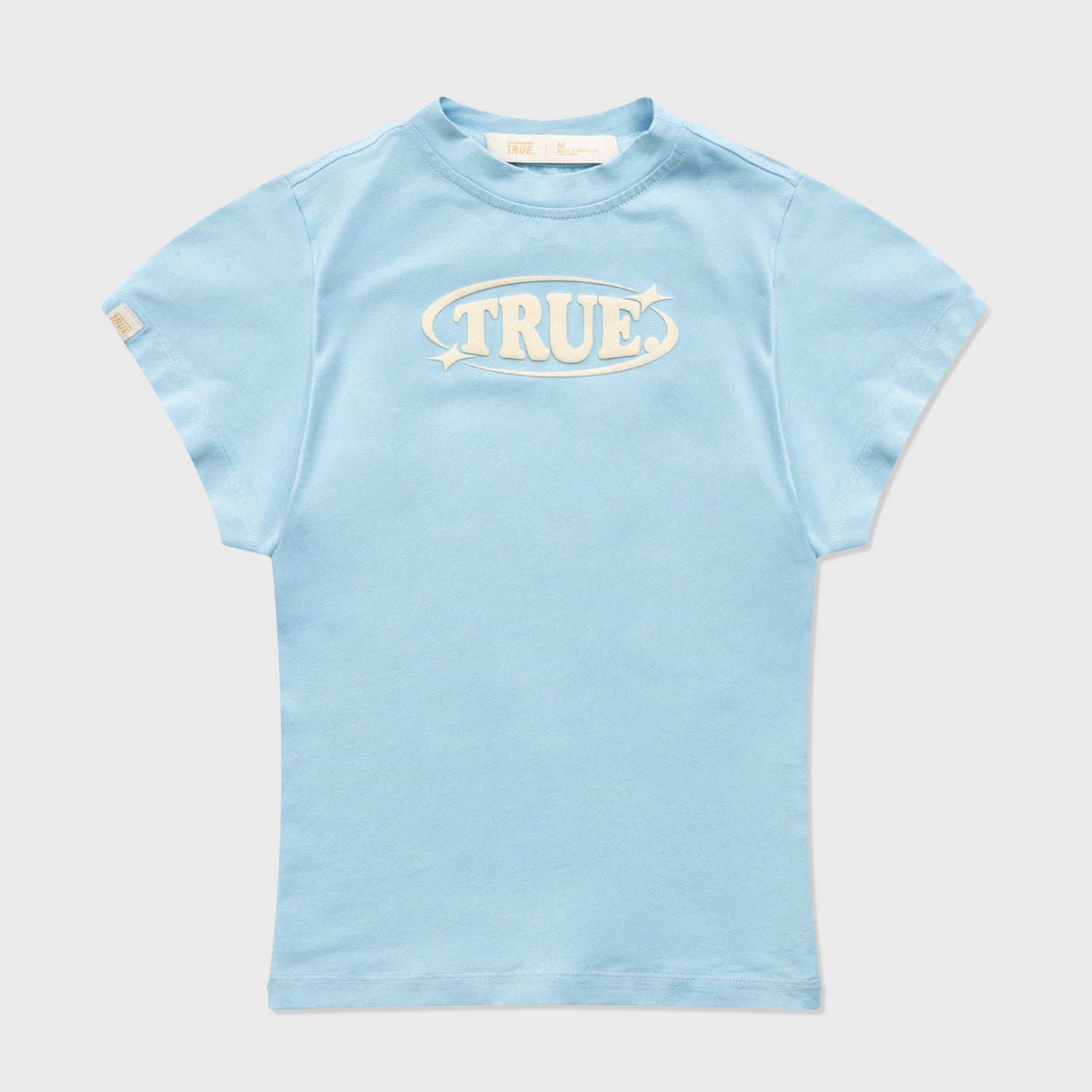 TRUE Pastel Fitted Tee - Baby Blue