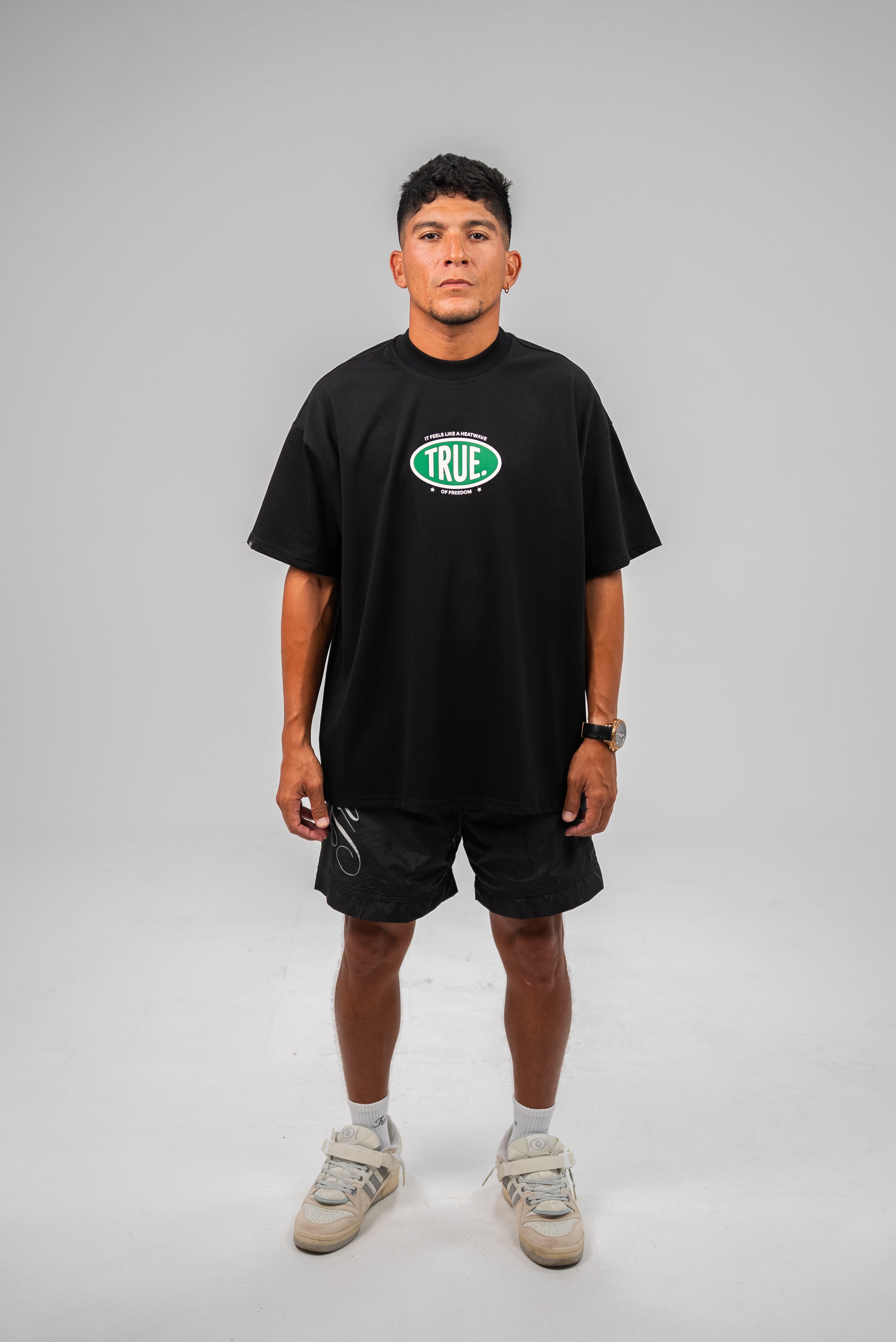 TRUE Heatwave Oversized Tshirt - Black