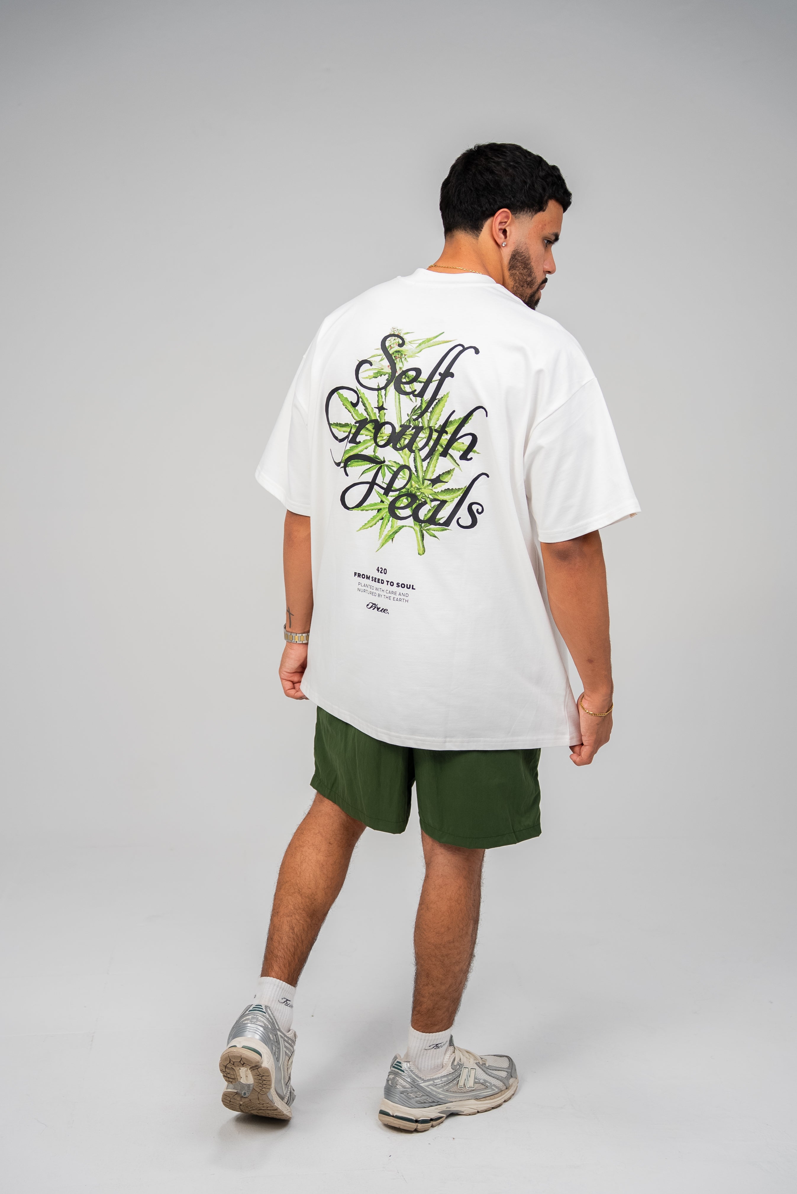 TRUE Self Growth OS White Shirt