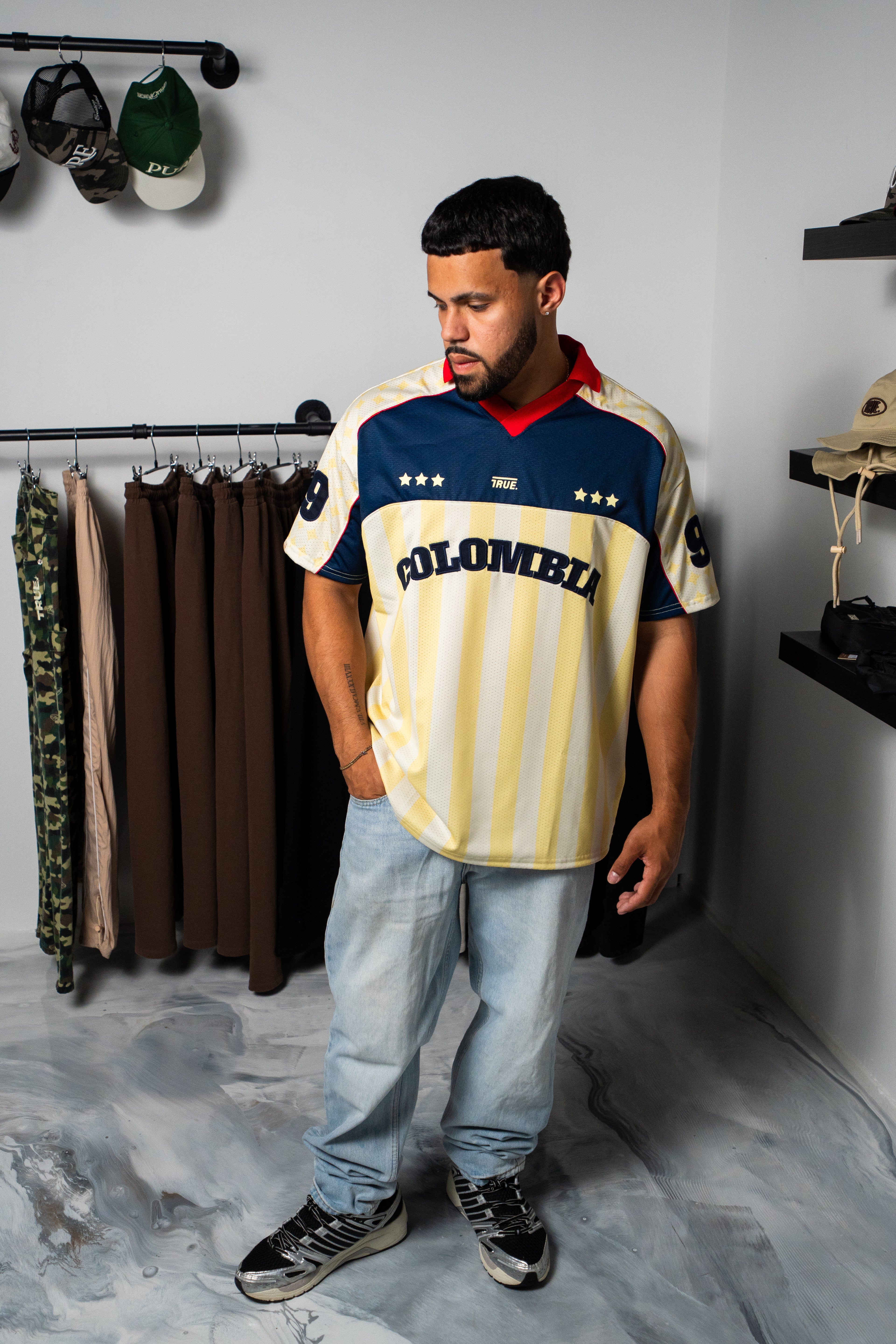TRUE Colombia Polo Tee - Butter Yellow