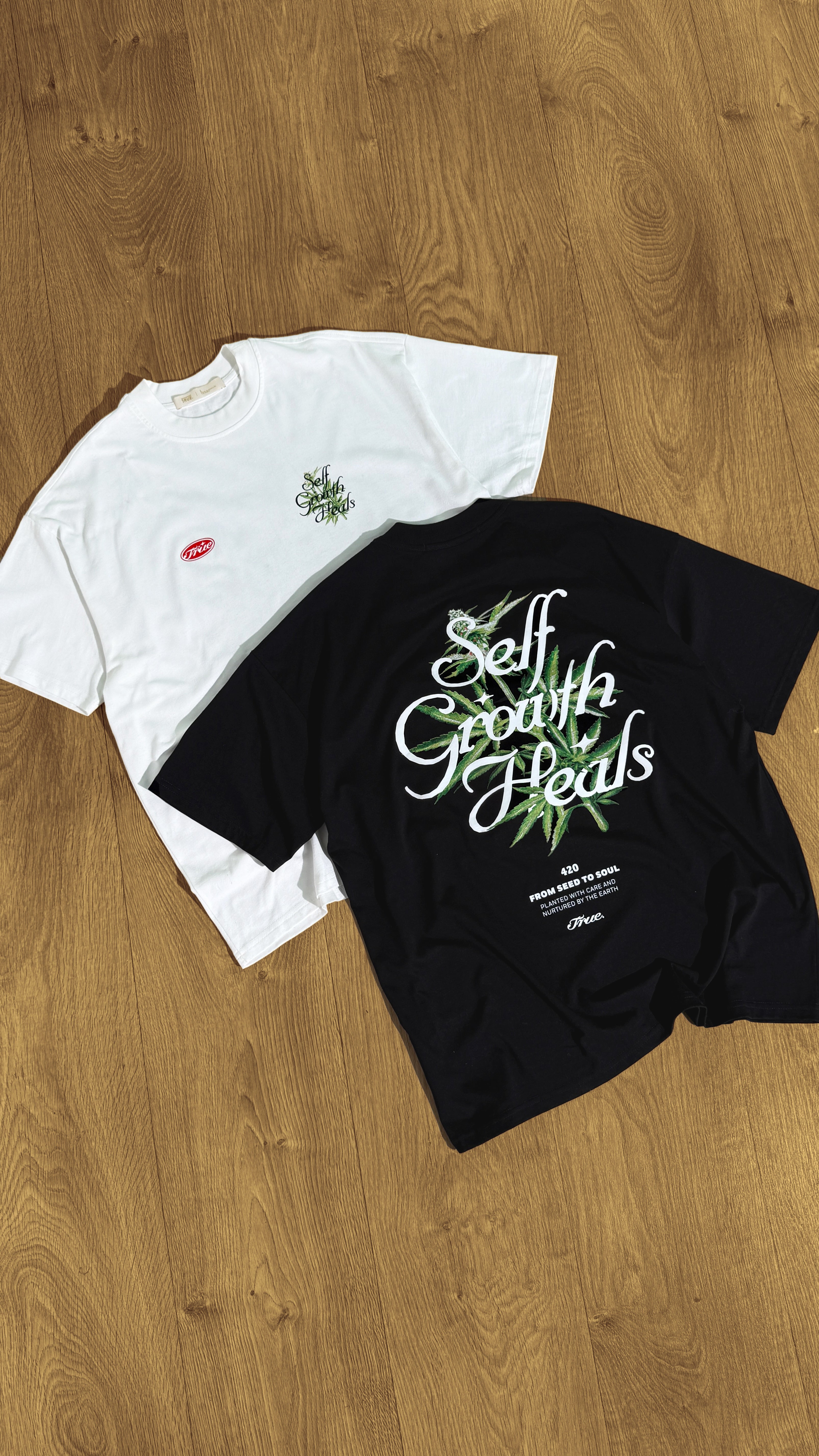 TRUE Self Growth OS Black Shirt