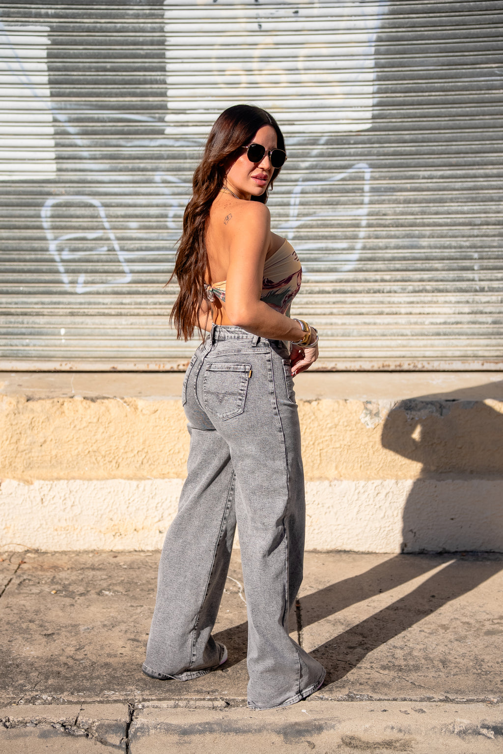 Yellow Western V Top