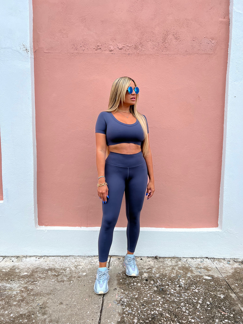 Ash Blue Legging Set