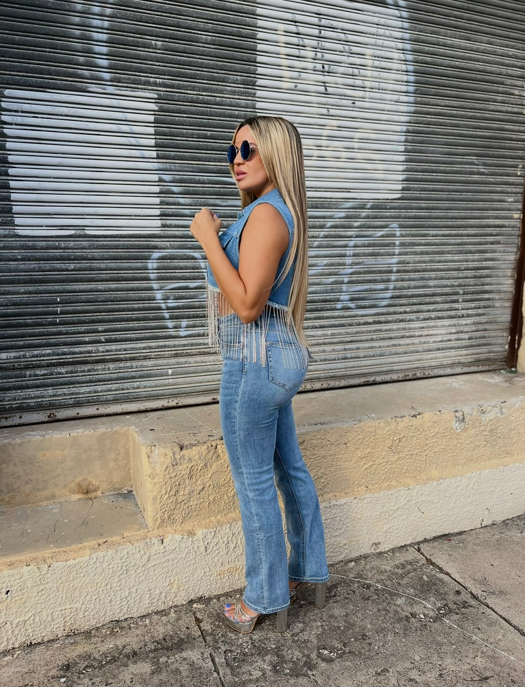 High Rise Straight Leg Jean