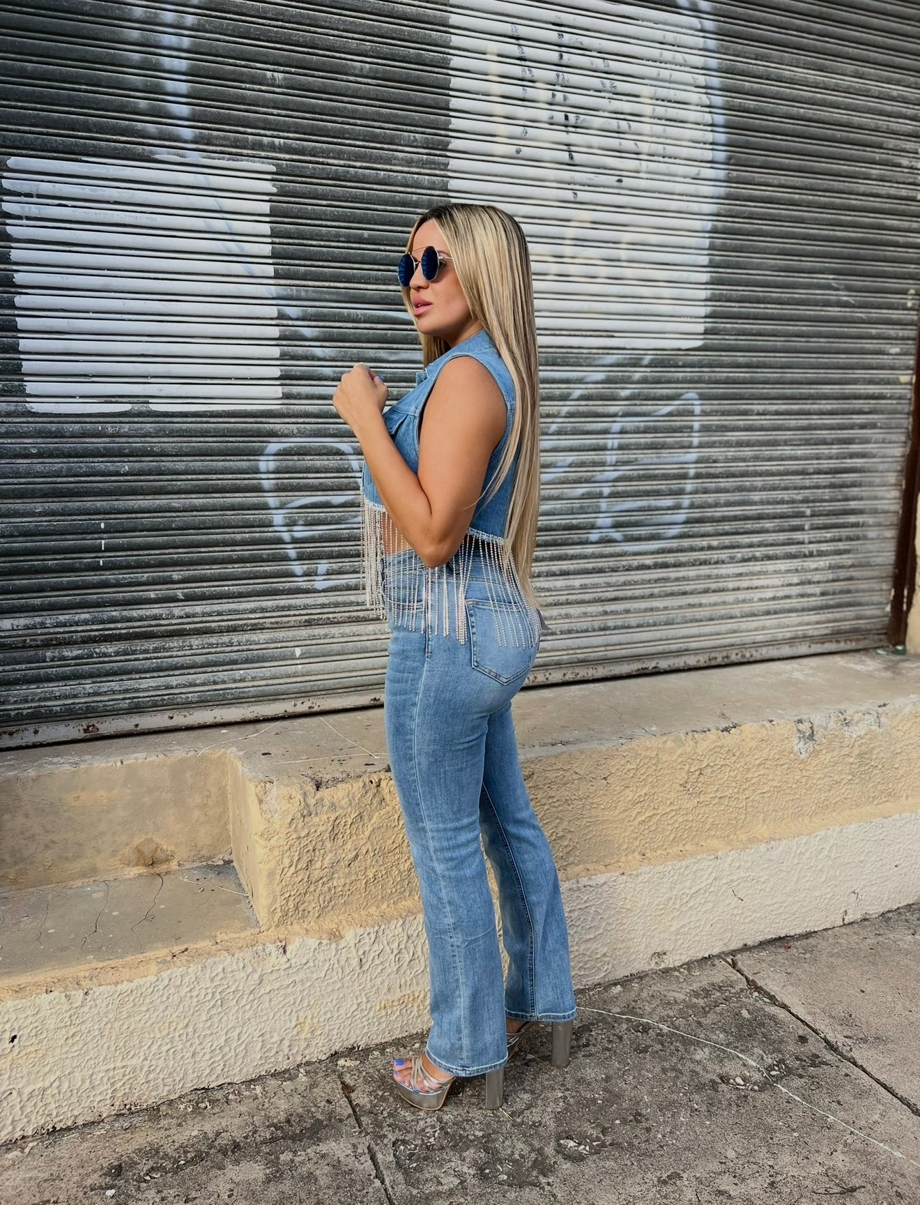 High Rise Straight Leg Jean