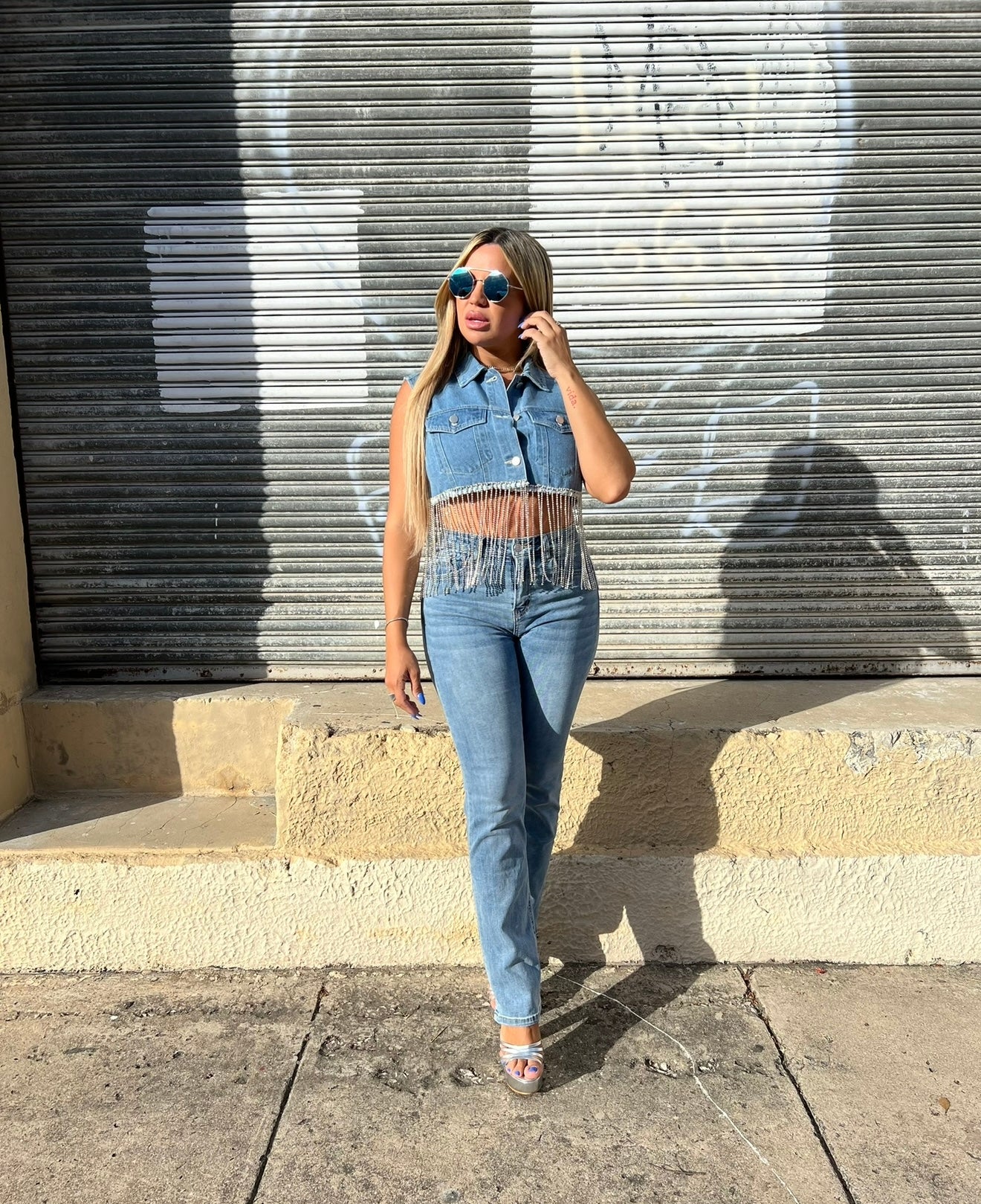 High Rise Straight Leg Jean